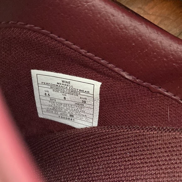 Merrell maroon leather clogs - Picture 6 of 6